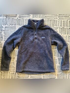 Patagonia gray High-Pile Quarter-Zip Fleece Pullover